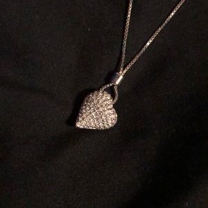 Swarovski heart pendant
